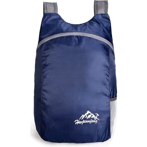 Outdoor Folding Backpack Waterproof Polyester And Breathable Shoulder Strap Light Portable Travel Bag Outdoor Sport Bag