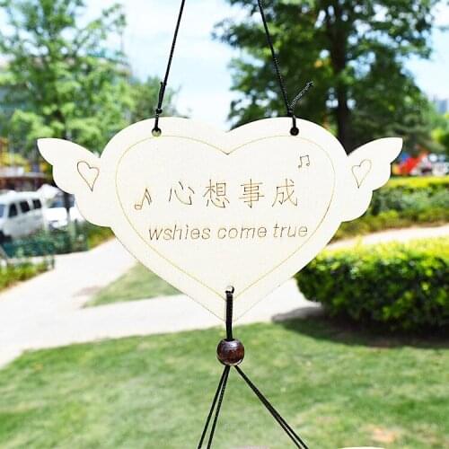 Solid Wood Wind Chimes Home Decoration Pendant Creative Craft Gifts Birthday Blessing Gifts Personalized Fashion