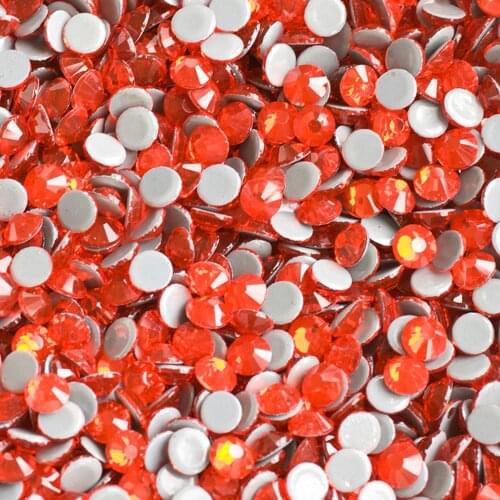 YANRUO 2058HF Hyacinth Hot Fix Flat Back Rhinestone All Sizes SS20 Strass Rhinestones Transfer Stone Crystal For Weeding dress