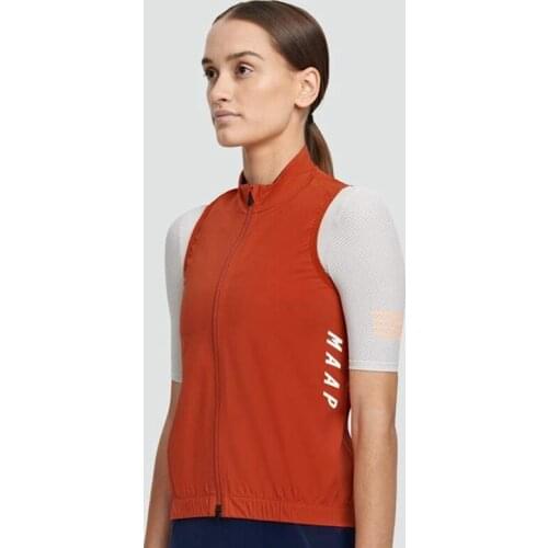 Spring MAAP New Women Cycling Stow Vest Rear Mesh Breathable Ciclismo Mtb Bike Jersey Lightweight Windproof Running Hiking Gilet