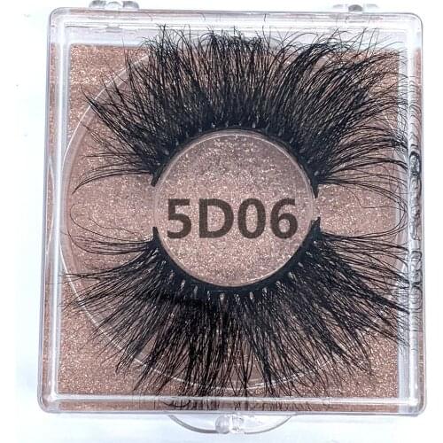 1 Pair 25mm Lashes Real Mink Eyelashes Cruelty Free Dramatic Long Fluffy 3d Mink Lashes Extension Makeup Mink Lashes 5D06