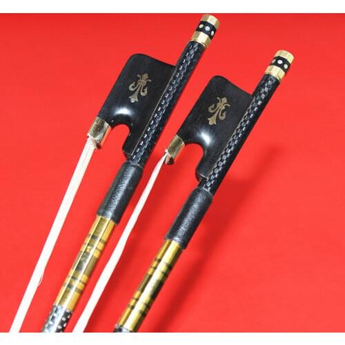 1pc new PRO carbon fiber cello bow 4/4 size white horse hair Free Shipping