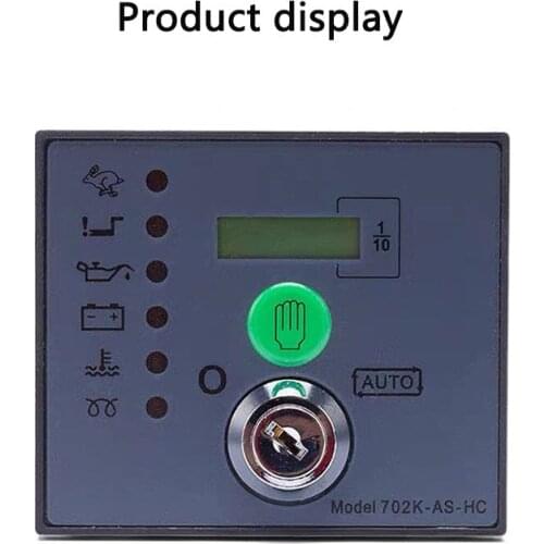 1PC Genset Controller Mini Control Panel Module DSE702AS Electric Start Module Control Key Panel