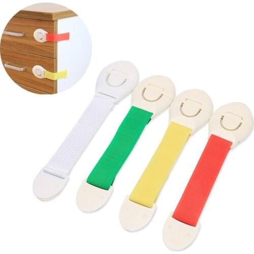 10pcs Adjustable Length Baby Safety Cabinet Locks Children Protection Drawer Locks Infant Security Fridge Door Toilet Locks New