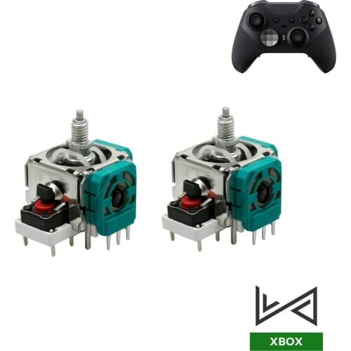 100pcs/Lots 3D Analog Stick For Xbox One Elite Series 2 Gamepad Sensor Module Rocker Joystick Potentiometer Thumbsticks