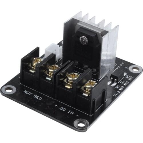 3D Printer hotbed MOSFET expansion module inc 2pin lead Anet A8 A6 A2 Compatible Black