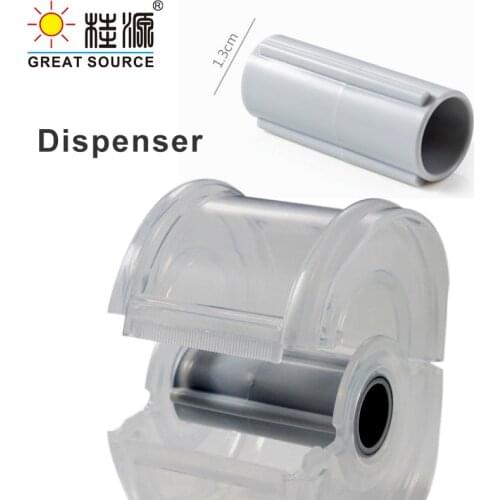 5cm Adhesive Tape Dispenser Decoration Tape Dispenser Correction Tape Transperent PP Box Dispenser(2pcs)