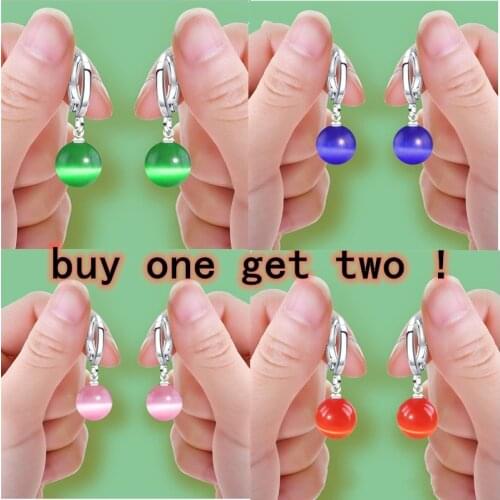 AIYANISHI 925 Sterling Silver Ear Hook Earring Aros Mujer Orecchini Pearl Bizuteria Wedding Gemstone Garnet Stud Earring Jewelry