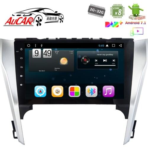 Android 7.1 GPS Navigation system for Toyota Camry 2012 - 2014 Car DVD Player Bluetooth GPS RDS Radio WIFI 4G AUX Car Stereo