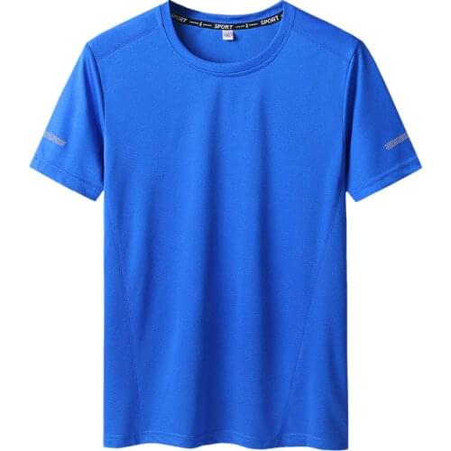 Big Size 9xl 8xl 7xl 6xl Tshirts Male Quick-drying T Shirt Men Light Breathable Sportswear Short Sleeve Mens T-shirt For Sports