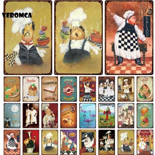 Fast Food Pancakes Burgers Pies Metal Poster American Diner Tin Signs Cafe Kitchen Shop Decoration Vintage Plaque Wall Decor