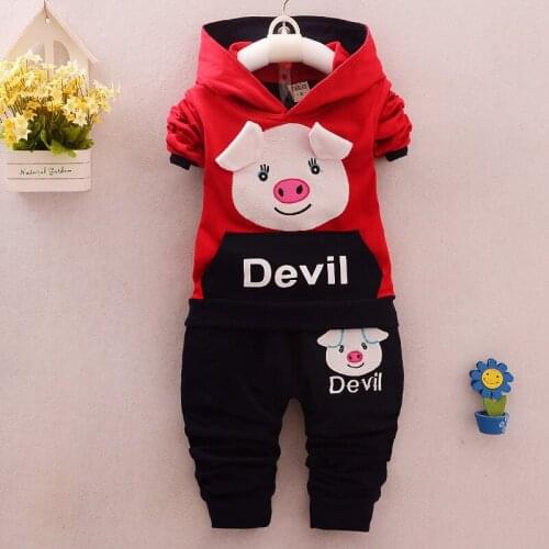 Childrens Spring and Autumn Cotton Suit Two-piece Suit for Babies, 19 New Korean Edition KidsSportswear