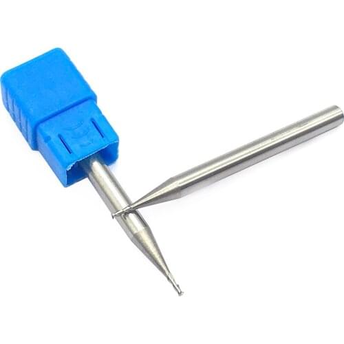 Endmill 1PCS HRC50 2F 1.0XD4X50L Aluminum Copper Wood Milling Cutter Milling Tools CNC Cutter Metal Carbide End Mill