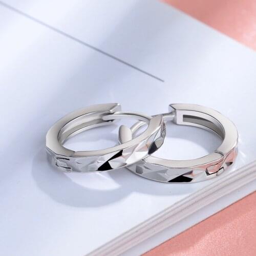 Classic Female Metal Round Small Earrings Classic 925 Sterling Silver Hoop Earrings For Women Dainty Bride Wedding Jewelry