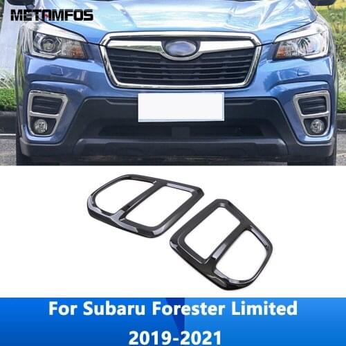 For Subaru Forester SK/Limited 2019-2021 Front Foglight Cover Molding Trim Head Fog Light Lamp Foglamp Frame Accessories