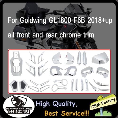 Motorcycle front and rear chrome trim for Honda Goldwing 1800 F6B GL1800 2018 2019 2020 motorcycle accessories