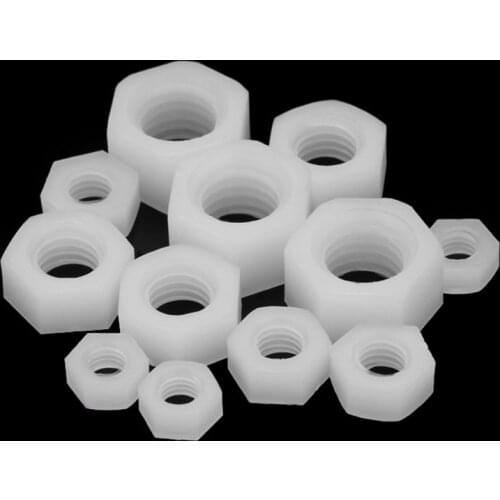 4/10/20PCS Hexagon Full Nuts Threads Grade 8.8 High Strength M3M4M5M6M8M10M12M14M16M18M20