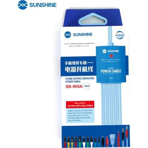 Sunshine SS-905A For iPhone 4-8G/8P/X Battery power supply Boot activation test line IC data power cable motherboard repair Line