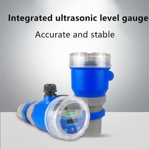 Integrated ultrasonic level gauge / sensor / water level meter level control split type / ultrasonic level transmitter