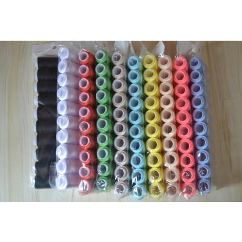 10 Colors/set sewing Knitting Thread Reel for Hand Stitching Machine Sewing Thread Finest Polyester Durable