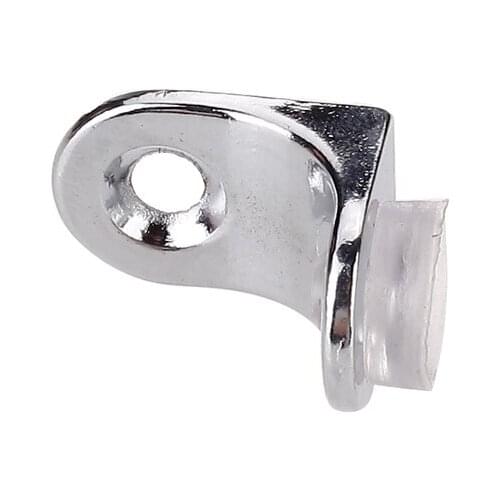 10 X L Shape Right Angle Glass Panel Shelf Clamp Holder Bracket Support Clip