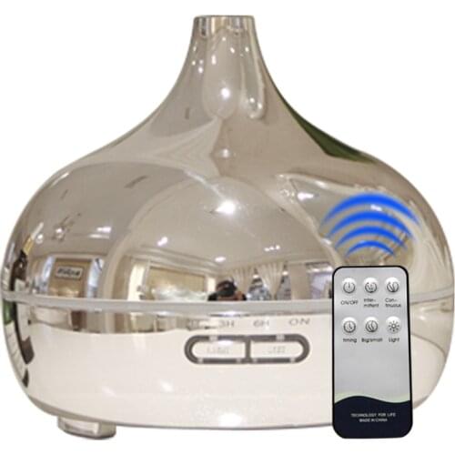 300ml Air Humidifier Electroplate Aromatherapy Diffuser Fogger Mist Maker for Home Essential Oil 7 Color Night Light