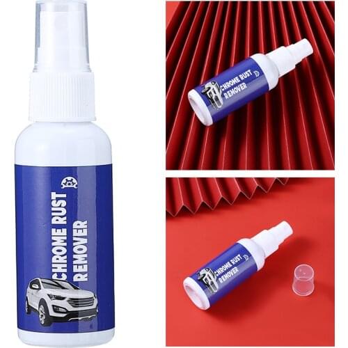 50ml Instant Remover Spray Vehicle Chrome Rust Remover Wash Anti Corrosive Spray Kitchen Supplies Descaling