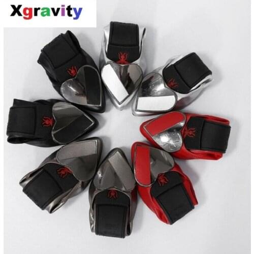 Xgravity Hot Big Size Heart Shaped Flat Shoe Comfortable Womans Leisure Ballet Flats Fashion Woman Student Foldable Shoes C140