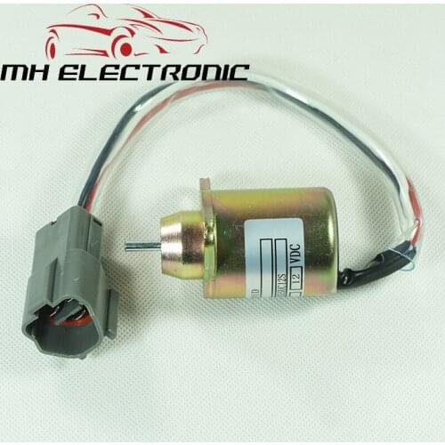 MH Electronic Solenoid 1503ES-12S5SUC12S 1503ES12S5SUC12S For Yanmar John Deere 119233-77932 12V Fuel Shutdown Diesel Shut Off