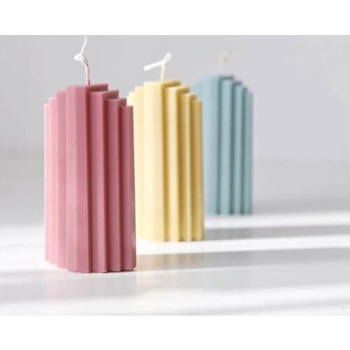 Candle Molds Iceberg Shape Trapezoidal DIY Making Aromatherapy Decoration
