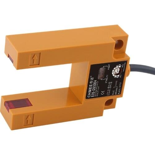 Infrared Photoelectric Induction U-Shaped Groove Switch Elevator Flat Bed Sensor E3S-GS30E4 Three-Wire PN Normally Open