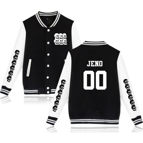 Kawaii NCT DREAM Soul Album We Boom 2D Baseball Jacket Women Men Fashion Long-sleeved Jacket Trend Casual Baseball Uniform