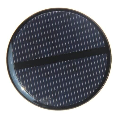BUHESHUI 300MA 0.5V Diameter 49.5MM Round Solar Panel Polycrystalline Solar Charger Battery Light 1000PCS