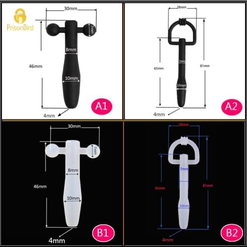 Male Soft Silicone Clear Urethra Catheter,Penis Urinary Plug,Sex Toy,Adult Game,Urethra Stimulate Dilator Masturbation Rod A161