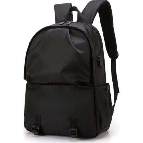 Laptop Computer Nylon Mini Backpack Multifunctional Pure Color Grey Blue Black Mochila Shoulder Bags Waterproof Travel Packs