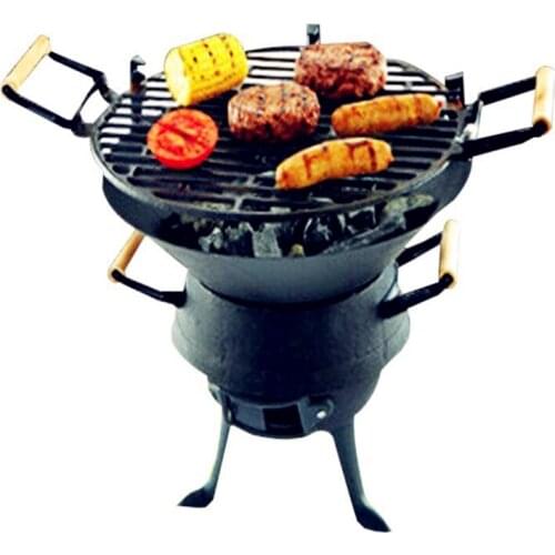 2019 newest!!!European retro cast iron stove 36cm 38cm outdoor charcoal grill charcoal stove home heating stove
