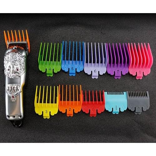 Colorful Guide Comb Multiple Sizes Metal Limited Combs Hair Clipper Cutting Tool 1.5/3/4.5/6/10/13/16/19/22/25mm