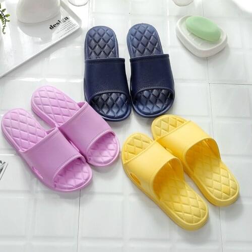 Slippers Mens Indoor Couples Home Non-Slip Soft Bottom Bath Bathroom Floor Female Summer Slipper Wear-Resistant Man Shoes
