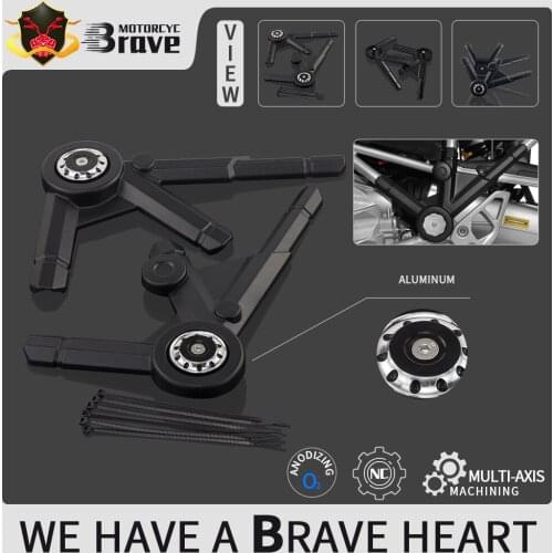 Motorcycle Frame Panel Guard Protector Left & Right Side Cover For BMW R1250GS /Adventure 2019 2020 R 1250 GS R1250GSA R1250 GSA