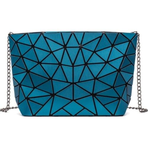 Women Bag Wallet Matte Geometry Lingge Chain Bag Womans Messenger Bag Female Shoulder Bags Korean Version Small Square Bag