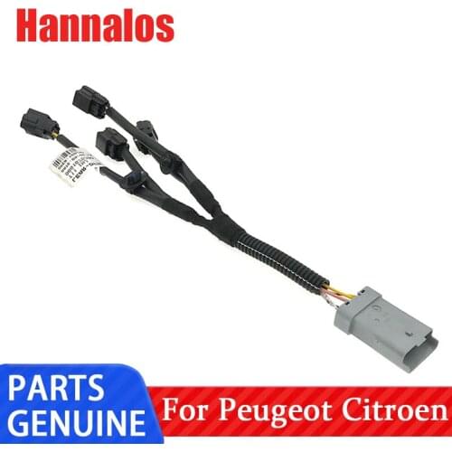 656905 For Peugeot 206 307 308 408 301 2008 Citroen C2 C3 Elyess fuel injector wiring harness injector wiring harness original
