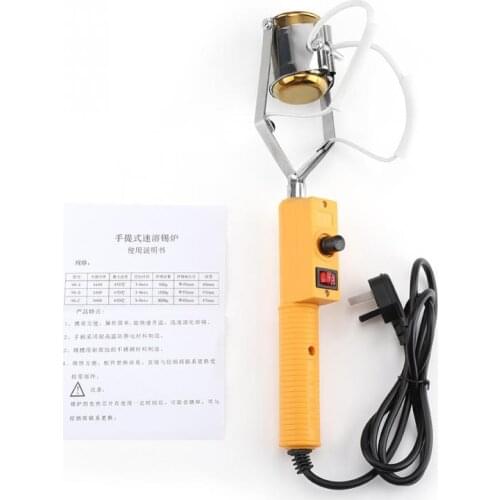 180W/280W 45mm Electric Portable Solder Pot Handheld Melting Tin Furnace Adjustable Temperature Desoldering Bath Tool EU Plug