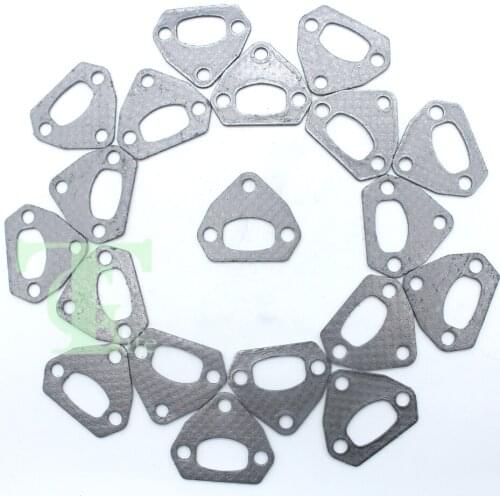 20Pcs/lot Exhaust Muffler Gasket For HUSQVARNA 136 136LE 137 137E 141 141LE 142 142E 41 36 Chainsaw Engine Parts