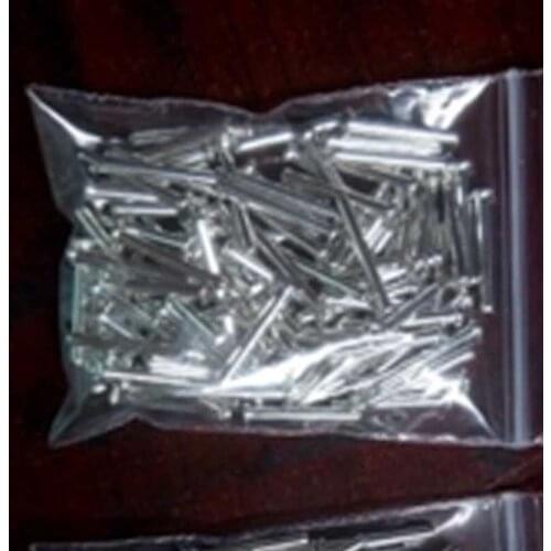 28pcs D1.5mm*13mm*2.5mm module power pin flat head cap straight needle tin-plating