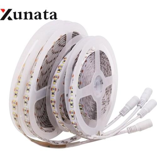 3014 LED Strip 12V 204 LEDs/m Flexible LED Light Waterproof For Home Decoration With DC Connector 5m/lot