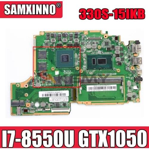 Akemy For Lenovo 330S-15IKB Notebook Motherboard CPU I7 8550U GTX1050 GPU 4GB Onboard RAM 4GB Tested 100% Work