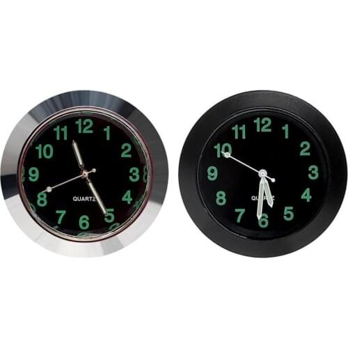 Car Clock Mini Backlight Decoration Cars Air Vent Quarz Clock for Cars SUV clock Ornaments часы в машину