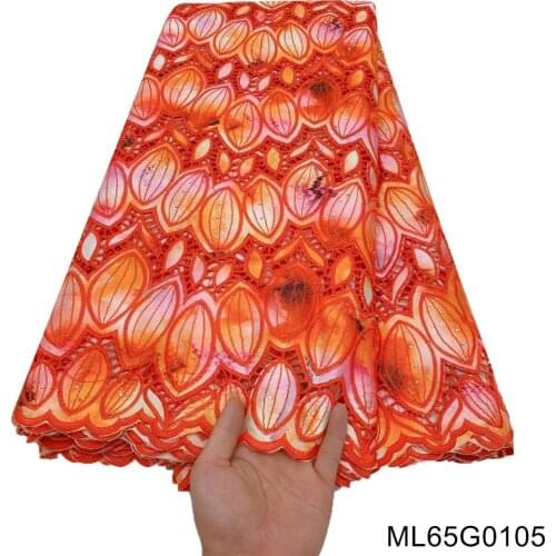BEAUTIFICAL 2021 In the latest fashion African High Quality Watre Soluble voile Lace Fabric Guipure Lace Fabrics ML65G01