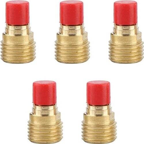 45V44 Gas Lens Collet Body welding equipment2.4mm3/32" for TIG Welding Torch WP-9/20/25 5pcs