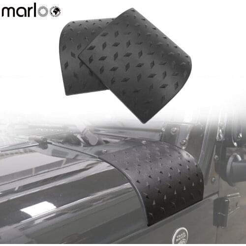 Marloo Black Cowl Body Armor Outer Cowling Cover For Jeep Wrangler Rubicon Sahara Jk Unlimited 2007 2008 2009 2010 2011 - 2017